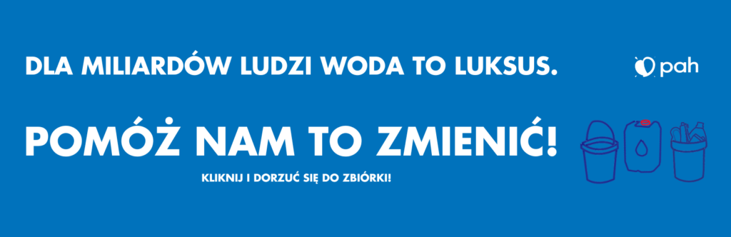 Kliknij i zapewnij wodę tym, którzy jej potrzebują