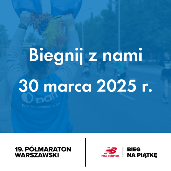 Grafika o treści: Biegnij z nami 30 marca 2025 r.